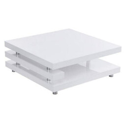 Furniture in Fashion Borneo High Gloss Coffee Table Square In White - thumbnail 3
