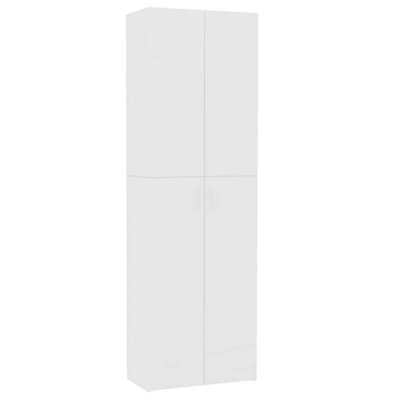 Vidaxl Office Cabinet White 60X32X190 Cm Engineered Wood - image 1