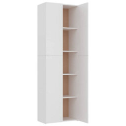 Vidaxl Office Cabinet White 60X32X190 Cm Engineered Wood - thumbnail 5