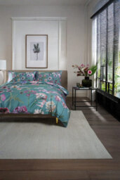 The Lyndon Company Floral Nightshade Cotton Duvet Cover Set Digitally Printed 200Tc Bedding With Reversible Design - thumbnail 2