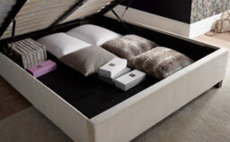 Bedmaster Aurora Warmstone Velvet Ottoman Bed And Majestic 1000 Pocket Sprung Mattress Double - thumbnail 5