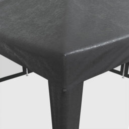 Walplus Party Tent Garden Gazebo Canopy With 8 Mesh Sidewalls Anthracite 4X4 M Hdpe - thumbnail 7