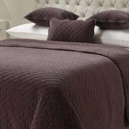 Sweet Dreams Elegant Bedding Quilted Stitch Cotton Linen Blend Throw Blanket With Velvet Touch For Sofa, Bed - 150Cm X 200Cm - Mink