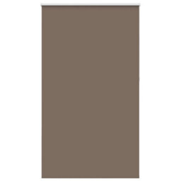 Berkfield Durable Roller Blind Blackout Coffee 140X230 Cm Fabric Width 136.6 Cm Polyester - thumbnail 1
