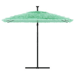 Walplus Garden Parasol With Steel Pole Green 269X269X235 Cm - thumbnail 3