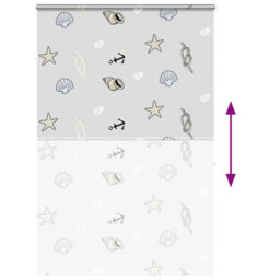 Berkfield Shower Roller Blind With Cassette 160X240 Cm Fabric Width 156 Cm - thumbnail 5