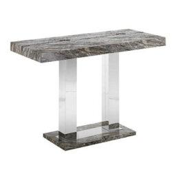 Furniture in Fashion Caprice Melange Effect Bar Table Large 6 Candid Grey Stools - thumbnail 2