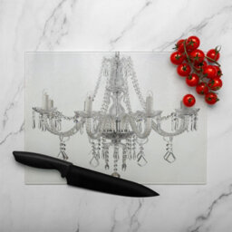 Benjamin Tate Design Chandelier Glass Chopping Boarddesigner Style - thumbnail 3