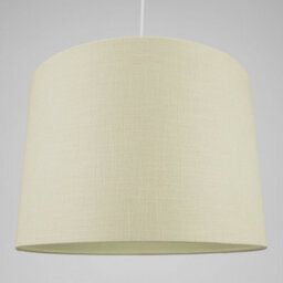 Happy Homewares Contemporary And Sleek Cream Linen 16 Lamp Shade With Cotton Inner Lining - thumbnail 6
