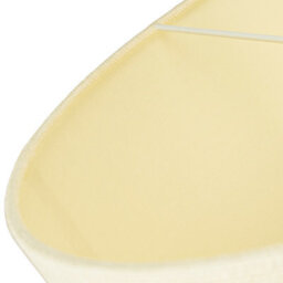 Happy Homewares Contemporary And Sleek Cream Linen 16 Lamp Shade With Cotton Inner Lining - thumbnail 3