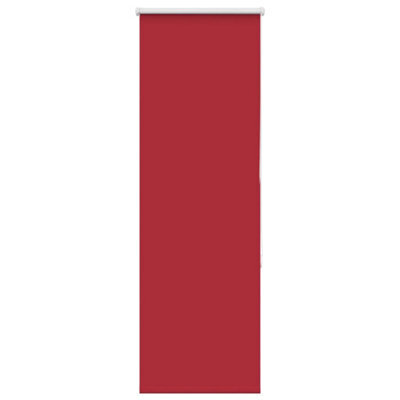 Berkfield Durable Roller Blind Blackout Red 55X150 Cm Fabric Width 50.7 Cm Polyester - image 1
