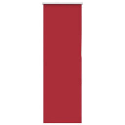 Berkfield Durable Roller Blind Blackout Red 55X150 Cm Fabric Width 50.7 Cm Polyester - thumbnail 1