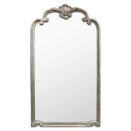 Agenzia 14 Extra Large Ornate Frame Leaner Wall Mirror Antique Silver 184 X 104Cm - thumbnail 5