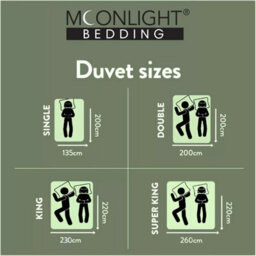 Moonlight Bedding 4.5 Tog Super King 260X220 Cm Soft Hollowfibre Filling Skin Friendly Duvet Tog - thumbnail 6