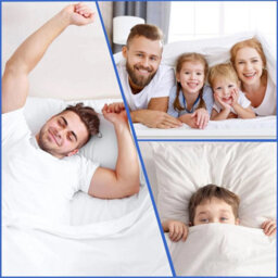 Moonlight Bedding 4.5 Tog Super King 260X220 Cm Soft Hollowfibre Filling Skin Friendly Duvet Tog - thumbnail 4