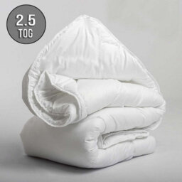 Oxford Homeware 2.5 Tog Lightweight Duvet Soft Hollowfibre Super King 260X220 Cm Smooth Feel Comfort Skin Safe For Mild Seasons - thumbnail 2