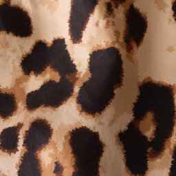 Ohs Leopard Print Microfibre Easy Care 25Cm Deep Fitted Bed Sheet, Natural - King - thumbnail 5
