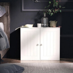 Wall Mounted Waterproof Mdf Bathroom Cabinet 2 Doors - thumbnail 3