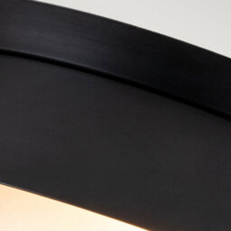 Luminosa Lighting Elstead Bowtie 2 Light Bathroom Ceiling Light, Matte Black Ip44 - thumbnail 5