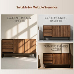 Btm Sideboard 150X40X80Cm With 3 Drawers And 2 Sliding Doors, Modern Storage Cabinet For Kitchen, Dining Room And Living Room - thumbnail 8