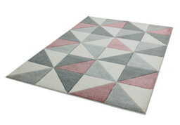 Asiatic Sketch Sk05 Cubic Pink Rug-120Cm X 170Cm - thumbnail 2