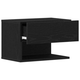 Walplus Bedside Cabinet Black Oak 46 X 29.5 X 30 Cm Engineered Wood - thumbnail 5