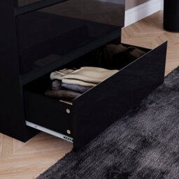 Lassic Vida Designs Glinton 4 Drawer Chest (100% Fsc), Black - thumbnail 4
