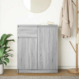Berkfield Sideboard With Drawer Grey Sonoma 71X35X84 Cm Engineered Wood - thumbnail 3