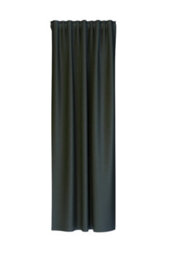 Bricoflor Blackout Curtain With Concealed Loops  - Black-Antracite - 2,45 X 1,40 M - Plain - thumbnail 5