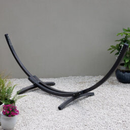 Primrose Sage Hammock With Charcoal Wooden Stand - thumbnail 5
