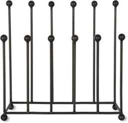 Ckb Ltd Farringdon Large Welly Stand Wellington Boot Rack Crafted In Steel Indoor Holds 6 Pairs Of Wellies, Walking Boots Or Shoes - thumbnail 2