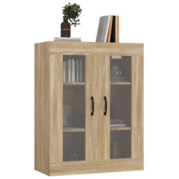Berkfield Hanging Wall Cabinet Sonoma Oak 69.5X34X90 Cm - thumbnail 6