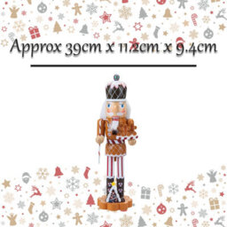 Nutcracker Wooden Gingerbread Christmas Decoration 39X11. 2X9. 15 Inch - thumbnail 2