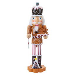 Nutcracker Wooden Gingerbread Christmas Decoration 39X11. 2X9. 15 Inch - thumbnail 1