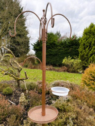 Ruddings Wood Heavy Duty Metal Bird Feeding Station Garden Feeder Pole Stabilizers Stand 243Cm High - thumbnail 9