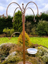 Ruddings Wood Heavy Duty Metal Bird Feeding Station Garden Feeder Pole Stabilizers Stand 243Cm High - thumbnail 8