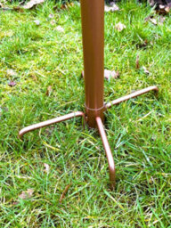 Ruddings Wood Heavy Duty Metal Bird Feeding Station Garden Feeder Pole Stabilizers Stand 243Cm High - thumbnail 4