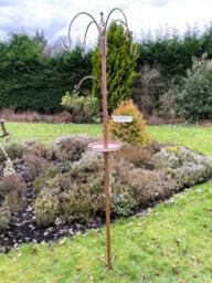 Ruddings Wood Heavy Duty Metal Bird Feeding Station Garden Feeder Pole Stabilizers Stand 243Cm High - thumbnail 2