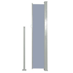 Berkfield Patio Retractable Side Awning 160 X 300 Cm Grey - thumbnail 4