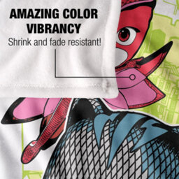 Pj Masks Group Pose Blanket White (One Size) - thumbnail 4