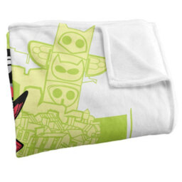 Pj Masks Group Pose Blanket White (One Size) - thumbnail 3