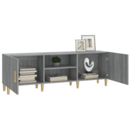 Vidaxl Tv Cabinet Grey Sonoma 150X30X50 Cm Engineered Wood - thumbnail 4