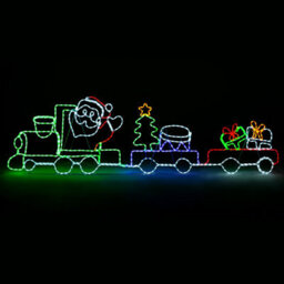 Christow Christmas Led Train Rope Light Outdoor Decoration - thumbnail 1
