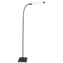 Fern Howard Tall Black Dimmable Led Floor Lamp With Remote Control & Usb Port (Mains-Powered - Plug) - thumbnail 3