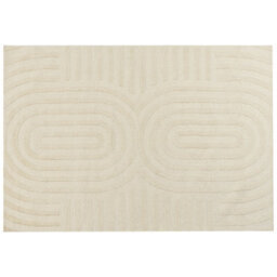 Beliani Rug Mastung Beige 160 X 230 Cm Wool - thumbnail 1