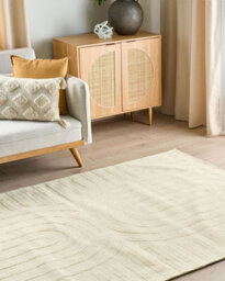 Beliani Rug Mastung Beige 160 X 230 Cm Wool - thumbnail 2