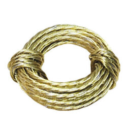 SISI UK Brass Picture Wire No.3, 3 Metresx1.8mm Thick Break Weight 18Kg (40Lb) For Hanging Pictures Photo Frame Hanger Mirror Frame - thumbnail 3