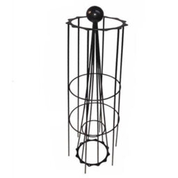 Poppy Forge Hampton 8Ft Obelisk (Split) - Solid Steel - L41 X W41 X H243.8 Cm - Black - Finial Is An Additional Extra - thumbnail 4