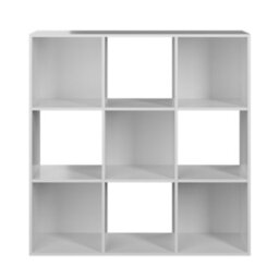 Flexi Storage Compact Cube 9 Compartment Storage Cube - White - thumbnail 3