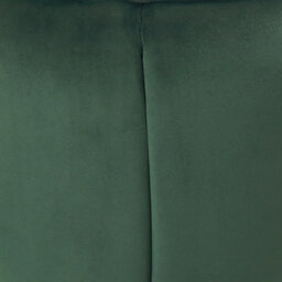 Beliani Green Velvet Pouffe With Gold Base - 43 X 37 Cm Round Footstool For Living Rooms And Bedrooms - thumbnail 7